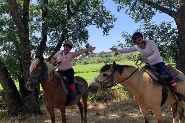 Image de Randonnée 1 journée pour cavaliers à l'aise aux 3 allures minimum 12 ans et adulte , Galop 2 à 7